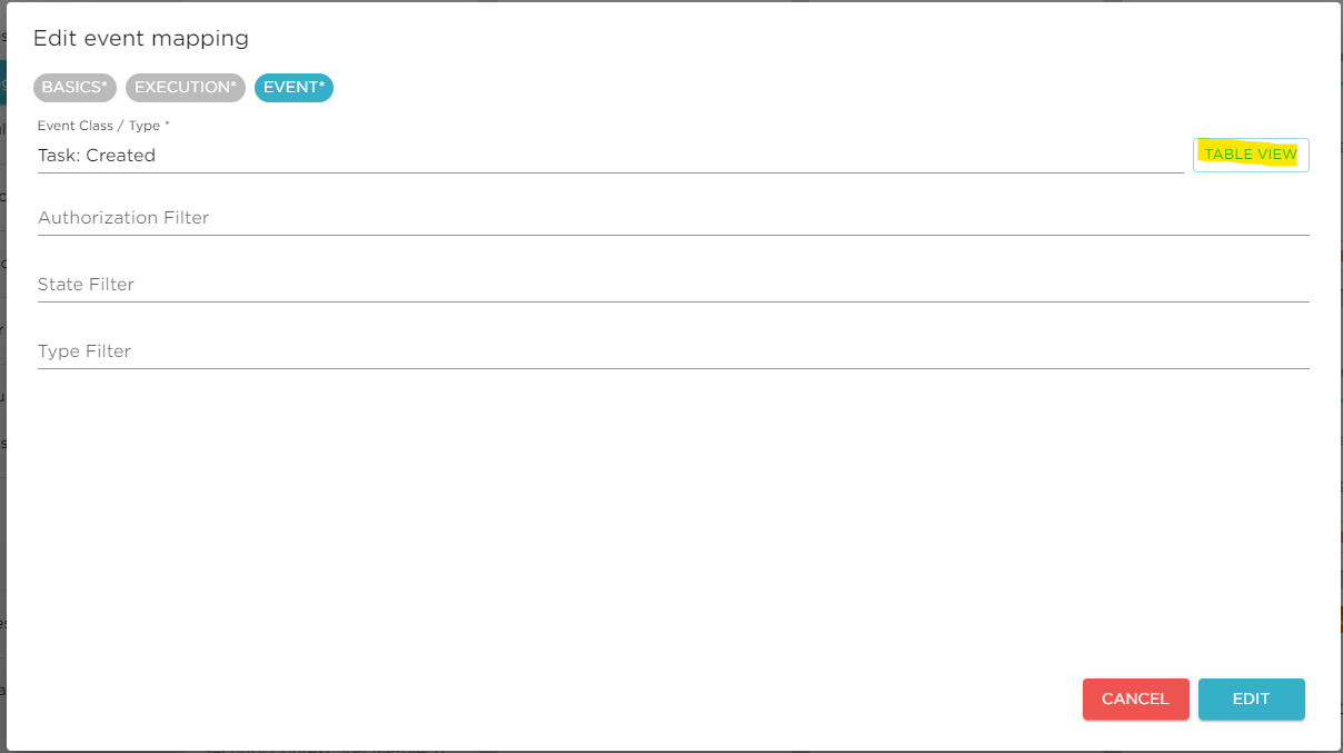 event class and type 1